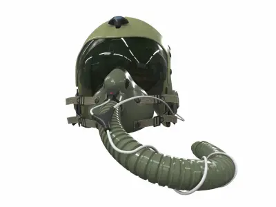 Pilot helmet jc-2 3D model