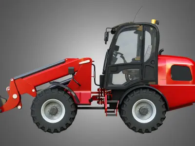 Weidemann 4070 - CX100 Telescopic Loader 3D model