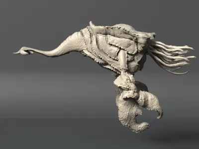 Sea Creature - Highpoly 3D model