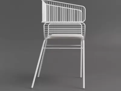 Chaise Trame Chair Free 3D model