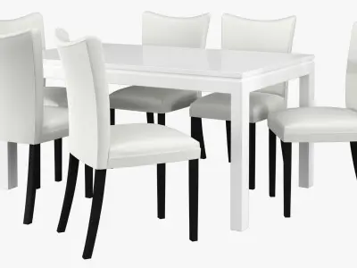 Lamia Dining Table Free 3D model