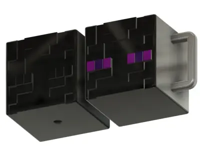 MINECRAFT ENDERMAN MUG AND PLANTER Free 3D print model