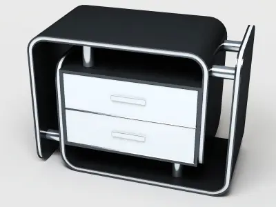 Office furniture 3D model 2