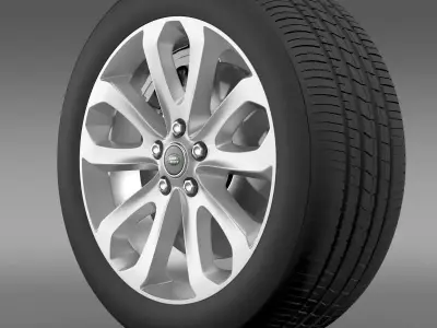 RangeRover Vogue SDV8 wheel 3D model