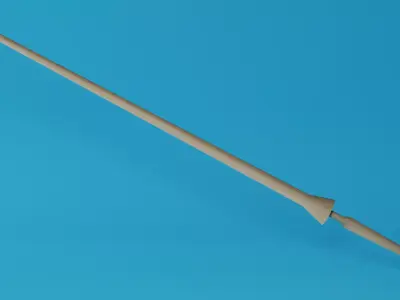 Cavalry Lance Low-poly 3D model