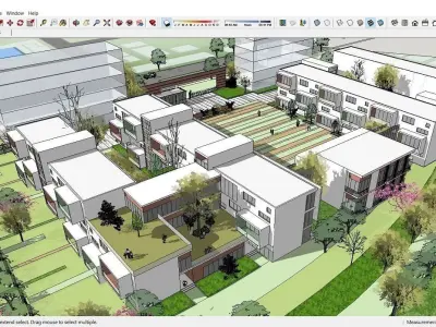 Sketchup Kindergarten B8 3D model