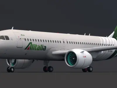 Alitalia A320 NEO 3D model