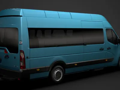 Nissan NV 400 L4H3 MiniBus 2020 3D model