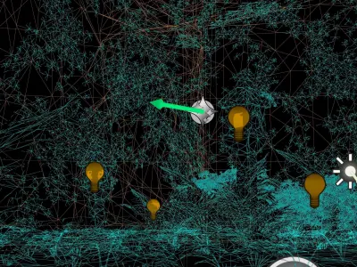 Japanese Shrine 3D Model Low-poly 3D model