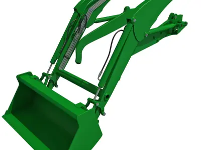 Green Crane  3D model