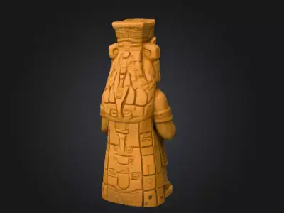 Ancient Guardian Low-poly 3D model