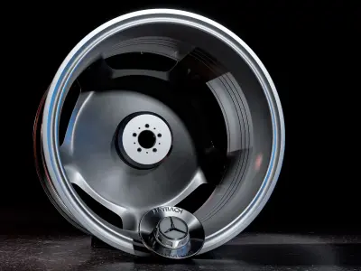 Wheel Mercedes Maybach Monoblock 3D model
