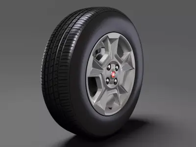 Fiat Qubo Trekking wheel 2017 3D model