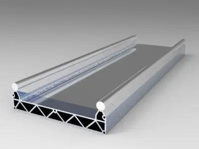 10 mm Z axis profile for DIY cnc machine 3D model