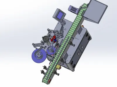 Labeling machine 3D model