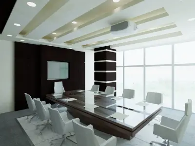 Revit Office interior design 3D model
