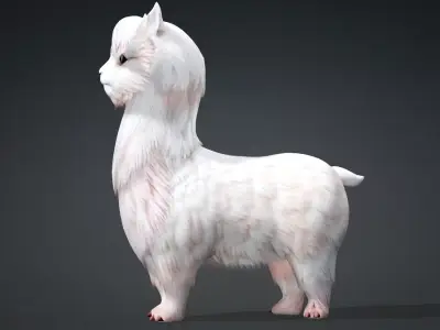 Alpaca A2 Free 3D model