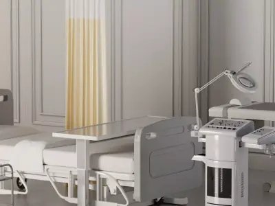 medical care blender  Low-poly 3D model