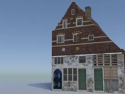 Dutch Golden Age House 3D model