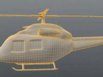 3D wireframe model  3D model