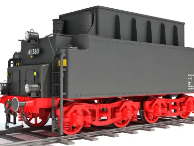 Tender Coal Car 3D model