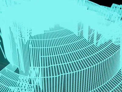 wire sphere 3D model