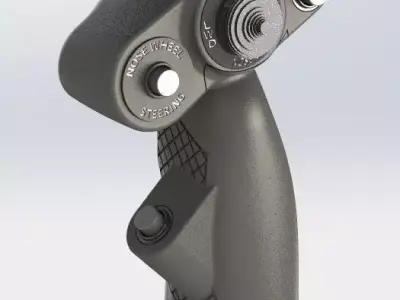 A-4E-c Skyhawk stick for PC simulation or memorabilia 3D print model