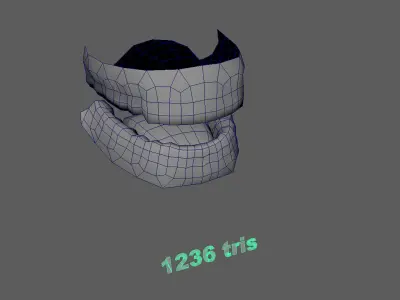Base Mesh Pack - Tooth Free low-poly 3D model