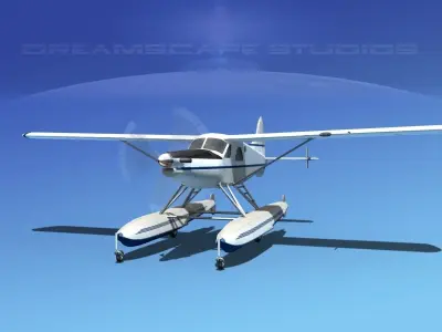 DeHavilland DHC-2 Turbo Beaver V09 3D model