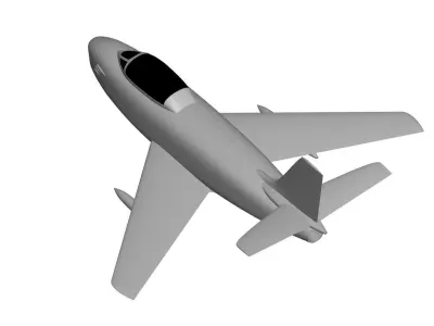 North American F-86 Sabre 3D model