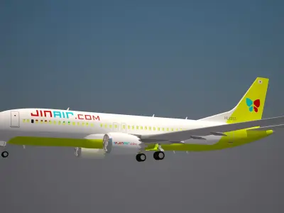 Jin Air Boeing 737 Max 8 3D model