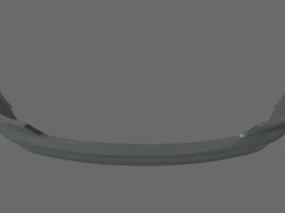 Rear Bumper Audi A3 Low-poly 3D model