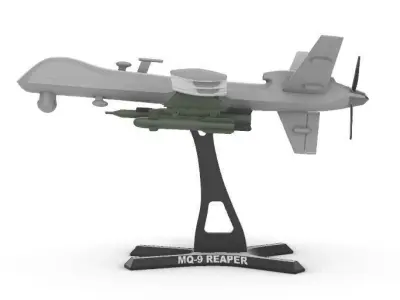 MQ-9 Reaper 3D print model