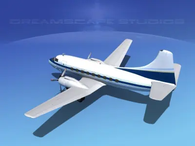 Martin 404 Executive 4 3D model