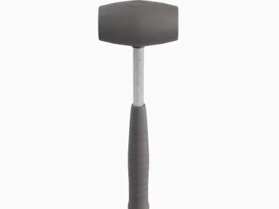 Industrial Rubber Hammer B 02 3D model