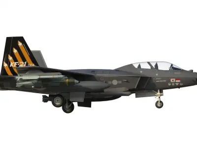 KAI KF-21 Boramae 3D model