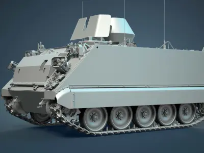 M113 APC High-Poly 3D model
