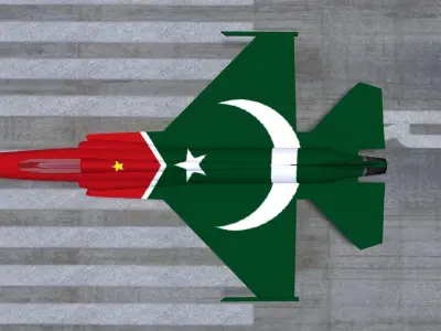 JF-17 Thunder 3D model