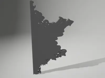 Halloween Cat Diorama with castle bat stars tree spooky vibes 3D print model