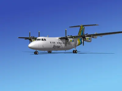 Dehavilland DHC-7 Bryman 3D model