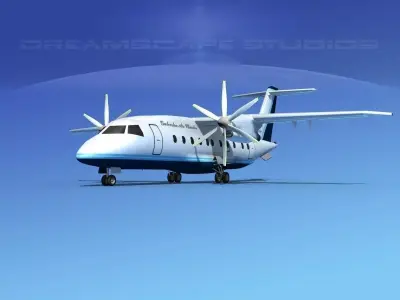 Dornier Do-328-130 Galveston Air 3D model