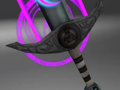 RuneSword sword with lights Free low-poly 3D model