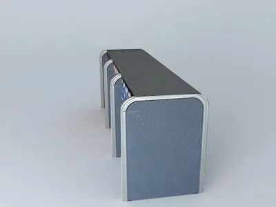 Outdoor boxes type 1 Statoil Fuel Retail Riga Latvia Free 3D model