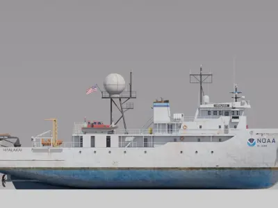 Oceanographic Research 3D model