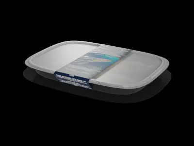 Smoked fish and seafood Smoked Mackerel 3D model