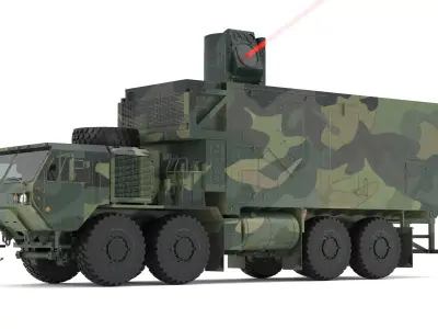 HEMTT A4 with Laser 3D model