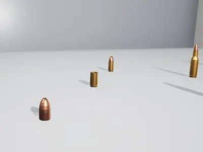 Ammo pack Free low-poly 3D model