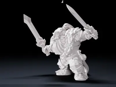 warrior goblin 3D print model
