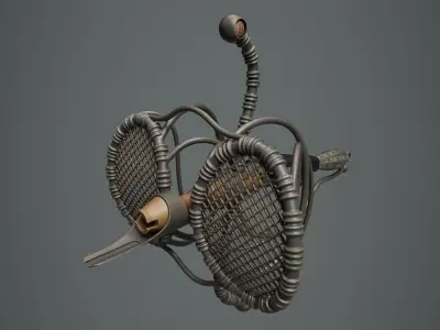 Rapier Lightsaber Low-poly 3D model