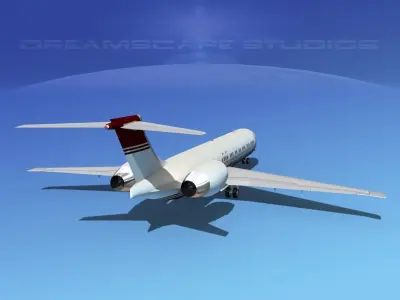 McDonnell Douglas MD-87 Corporate 9 3D model